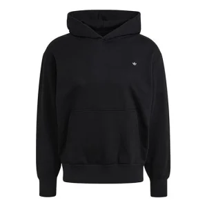 adidas originals Premium Hoody Athleisure Hooded Jumper For Men Black GN3384