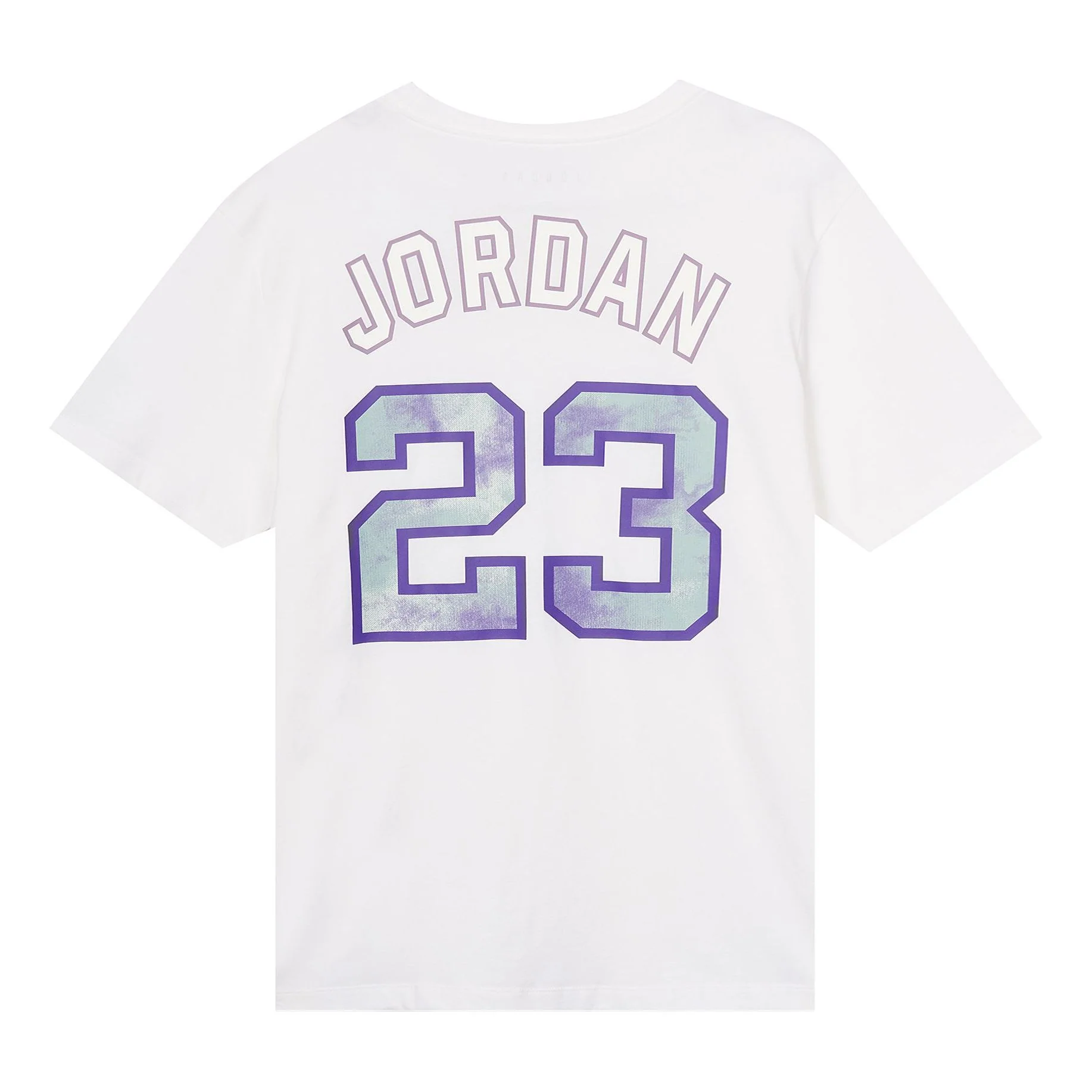 Air Jordan Sport DNA Solid Color Logo Alphabet Numeric Printing Short Sleeve White DO8899-100