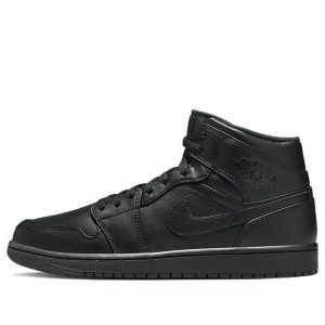 Air Jordan 1 Mid 'Triple Black' 2022 554724-093