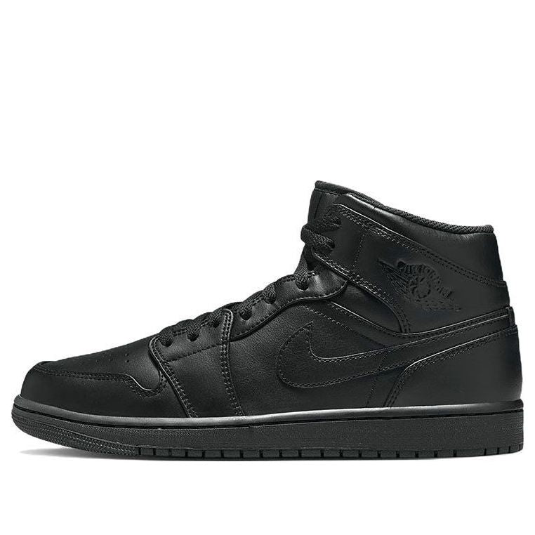 Air Jordan 1 Mid 'Triple Black' 2022 554724-093