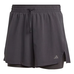 (WMNS) adidas HIIT HEAT.RDY Two-in-One Shorts Asia Sizing 'Black' IL9278