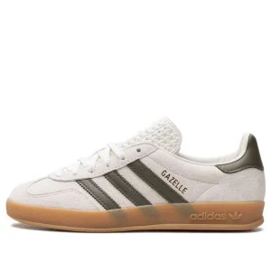 (WMNS) adidas Gazelle Indoor 'White Olive Strata' JH8821