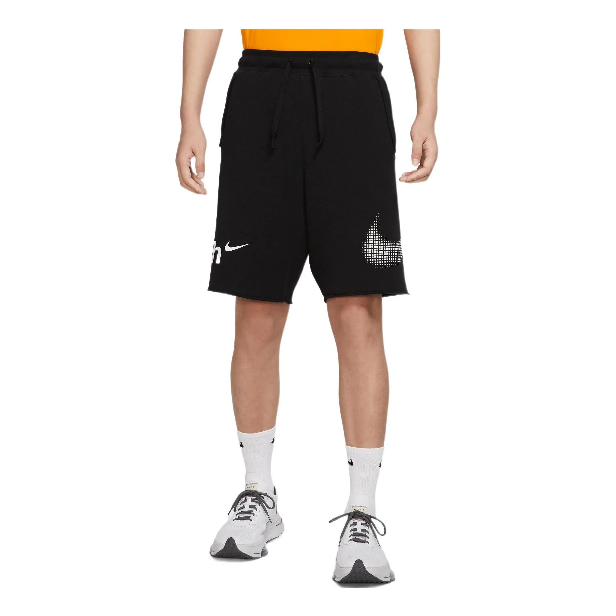 Nike Casual Sports Large Logo Printing Shorts Black DX6310-010