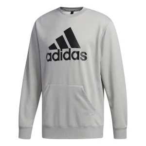 Men's adidas MH SW Crew 20 Logo Sports Gray FM5343