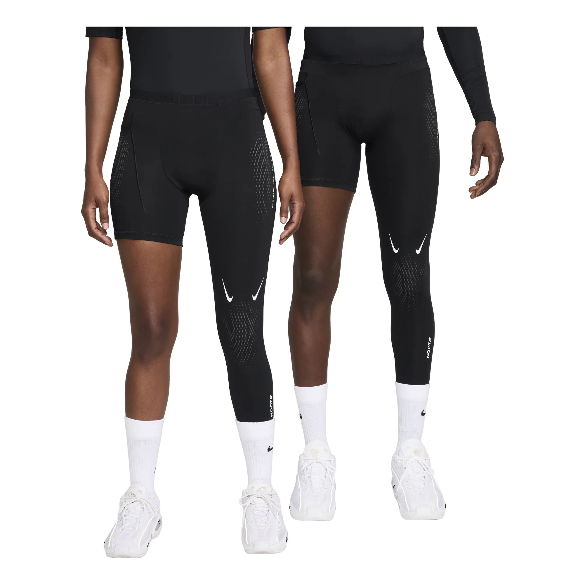 Nike x NOCTA Drake Basketball Single Leg Tights Left 'Black' DN0005-010