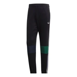 adidas originals SPRT BB Contrasting Colors Sports Pants Black FP7707