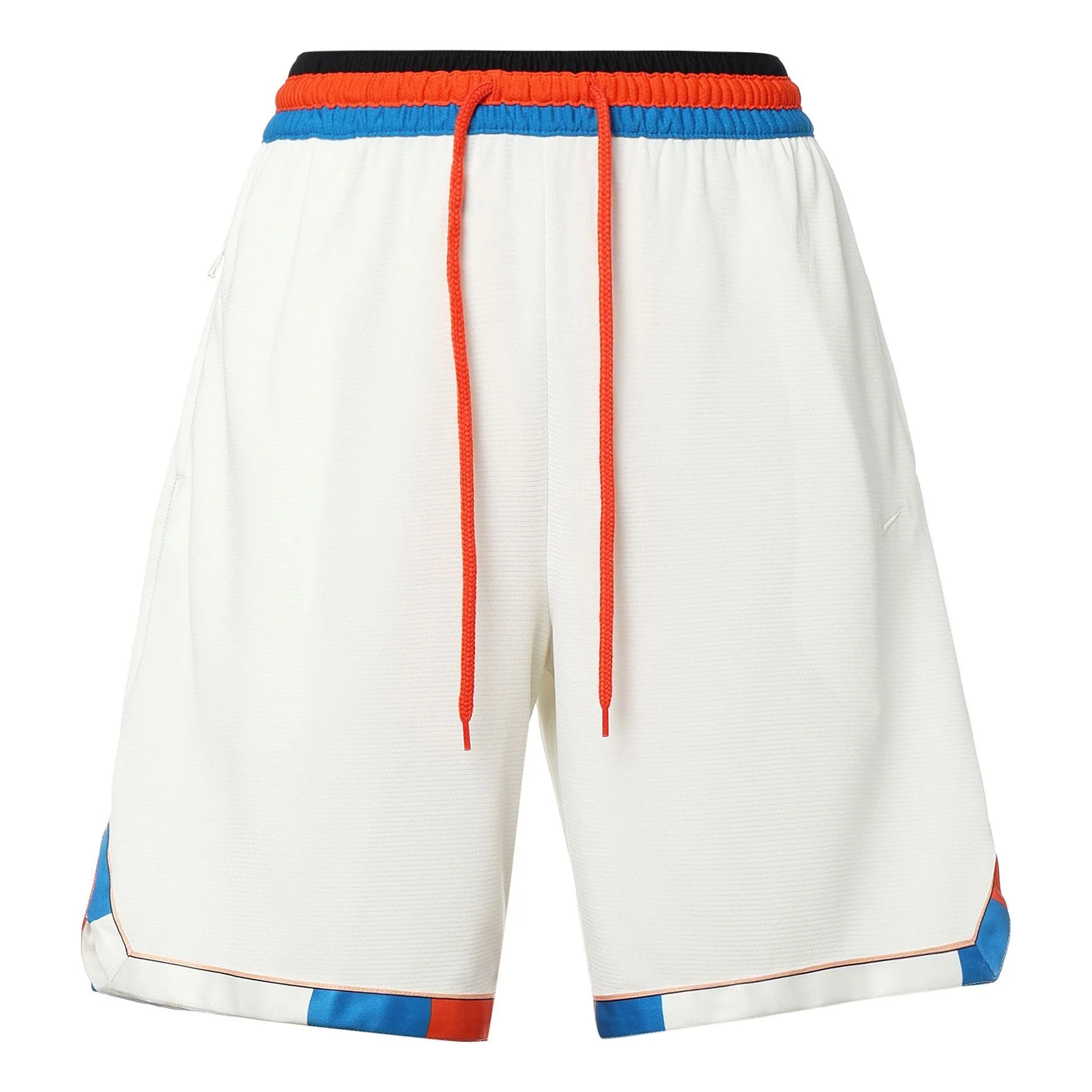Men's Nike Color Block Lacing Sports Shorts White DA5845-133