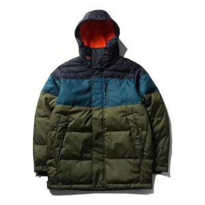 Converse Down Puffer Jacket Asia Sizing 'Olive Green' 10019321-A01