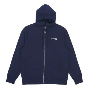 New Balance Logo Sports Zipper Navy Blue MJ03907-PGM