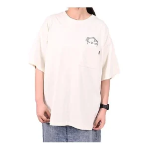 Converse Skateboard Pocket Tee Asia Sizing 'Milk Tea' 10026175-A02