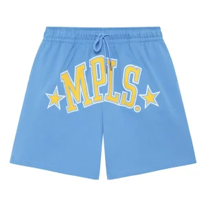 Mitchell & Ness x NBA Los Angeles Lakers Big Face Shorts 'Blue' MNJYSSS23102-BLUE