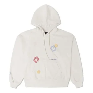 (WMNS) Converse Flora Hoodie Asia Sizing 'Egret' 10025521-A01