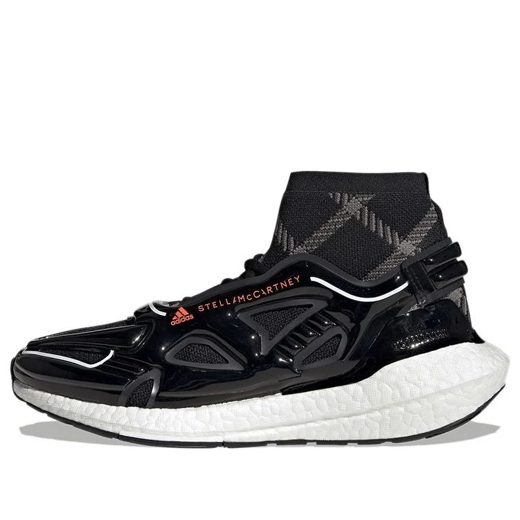 (WMNS) adidas x Stella McCartney Ultraboost 22 Elevated 'Core Black Signal Orange' HQ6187