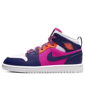 (PS) Air Jordan 1 Mid 'Fire Pink' 640737-602