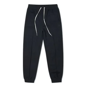 (WMNS) Converse Solid Color Lacing Bundle Feet Sports Pants/Trousers/Joggers Dark Black 10022965-A03