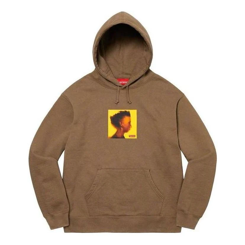 Supreme x Gummo Hooded Sweatshirt 'Olive Green Yellow' SUP-SS22-635