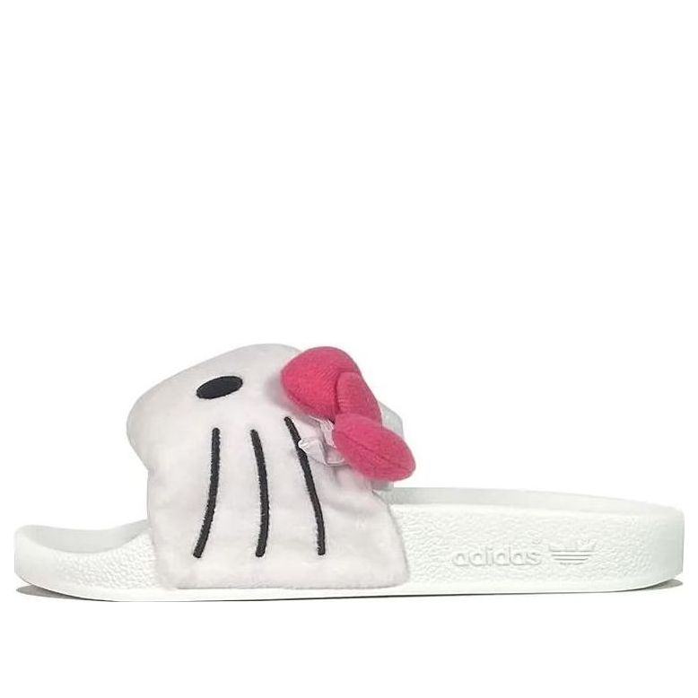 (WMNS) adidas Originals X Hello Kitty Adilette Slides Asia Sizing 'White' IG8419