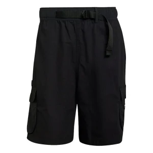adidas originals Cargo Shorts Side Pocket Loose Lacing Sports Black H09109