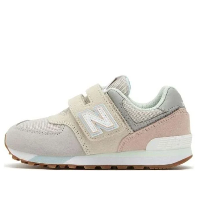 (PS) New Balance 574 Shoes 'Beige Grey Pink White' PV574PG1