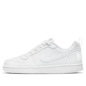 (GS) Nike Court Borough Low 'All White' AV3171-100