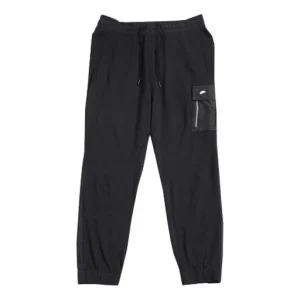 Men's Nike Sportswear Loose Knit Sports Pants/Trousers/Joggers Black BV3095-010