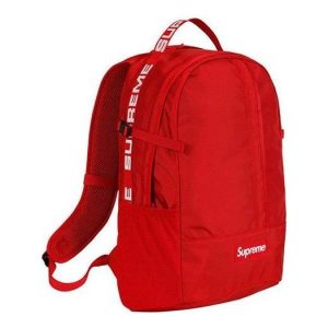 Supreme Backpack 'Red White' SUP-SS18-413
