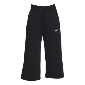 (WMNS) Nike Phoenix Fleece High-Waisted Cropped Sweatpants 'Black' FB8417-010
