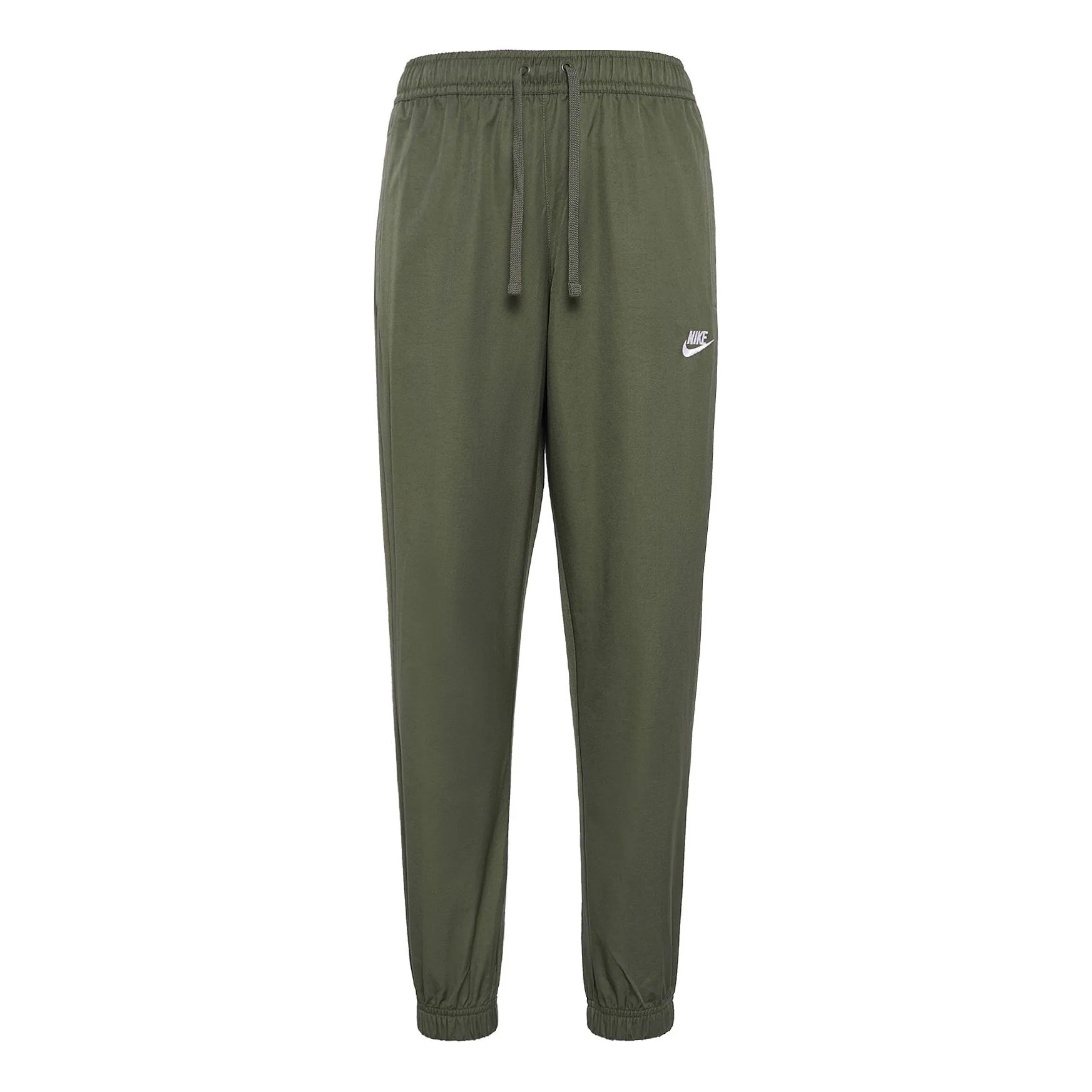 Men's Nike Solid Color Straight Bundle Feet Long Pants/Trousers Sports Pants/Trousers/Joggers Olive DD5311-222