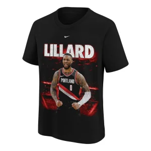 (GS) Nike NBA Player Graphic T-Shirt 'Damian Lillard' Z2B7NBYKTRADL-NAW