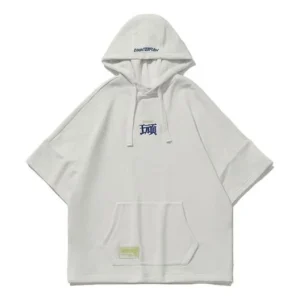 Li-Ning CF Series hooded Short Sleeve Couple Style 'White' AWDQ439-1