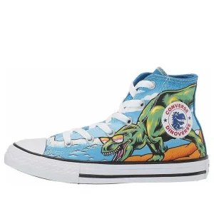 (GS) Converse Chuck Taylor All Star Dino's Beach Party High 'Blue' 664246C