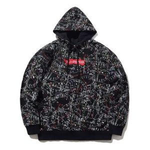 Li-Ning Red Flag Casual Sports Pullover Hoodie 'Black' AWDPB09-3