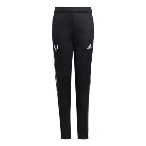 (GS) adidas Messi Pants Asia Sizing 'Black White' IJ4944