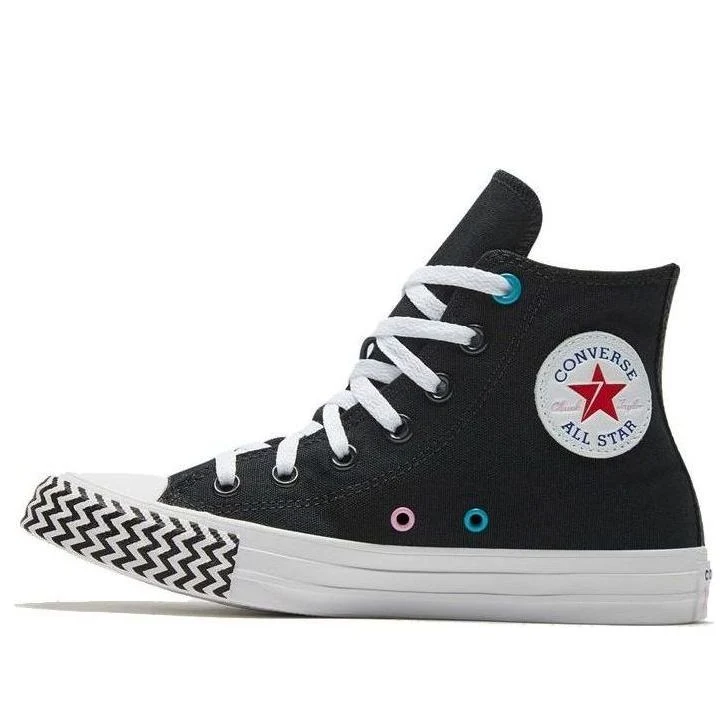 (WMNS) Converse Chuck Taylor All Star Voltage High 'Black' 566731C