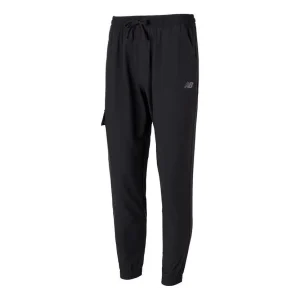 New Balance NB Logo Woven Jogger Asia Sizing 'Black' AMP42320-BK