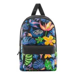 Vans Vintage Flower All-over Print Backpack 'Black Blue Yellow' VN0A4DROZEN