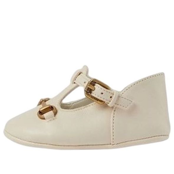 (TD) Gucci Ballet Flat With Horsebit 'Ivory Leather' 725732-1D700-9522