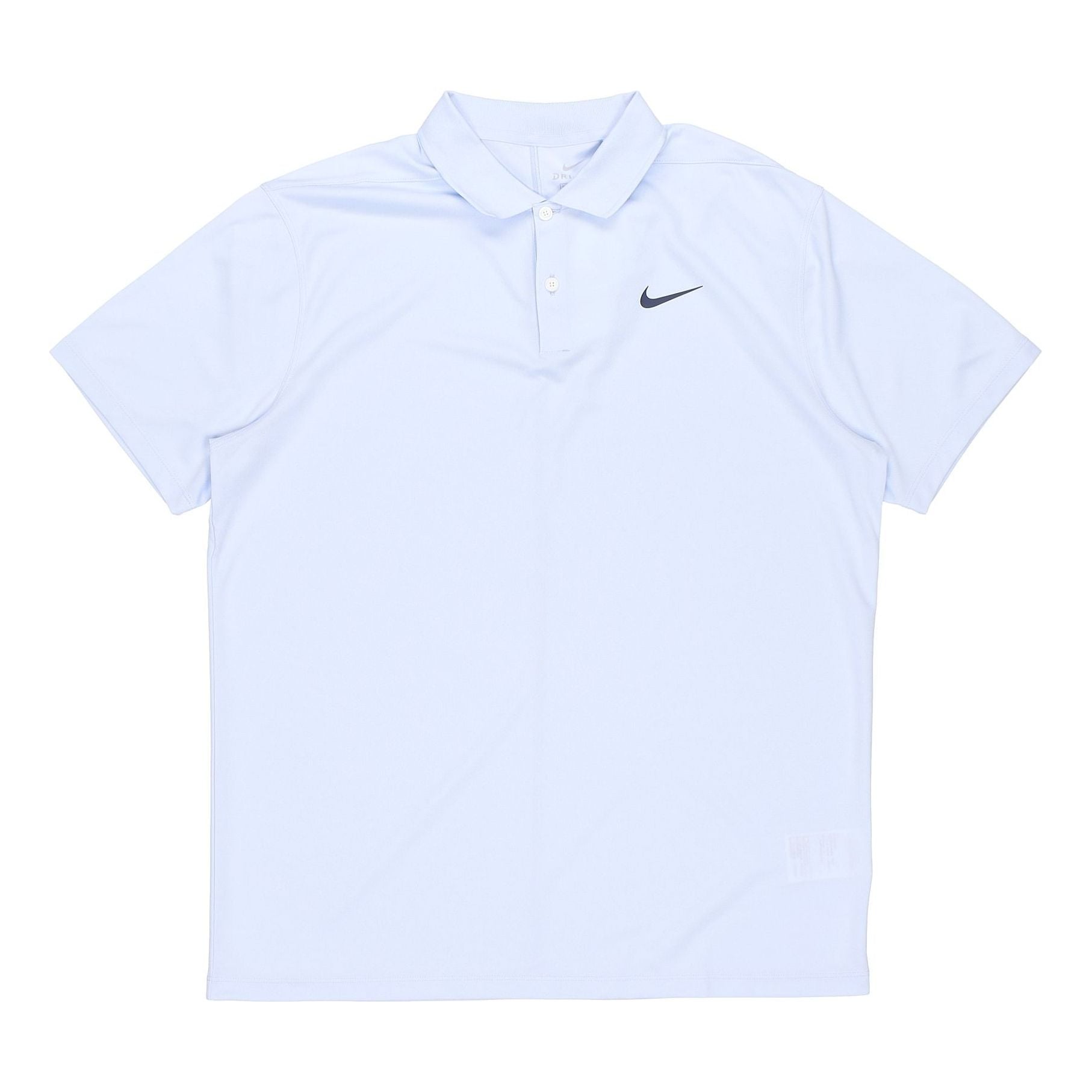 Nike Dri-fit Victory Logo Quick Dry Breathable Sports Short Sleeve Polo Shirt Light Blue BV0355-407