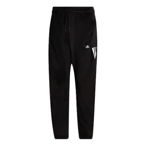 Men's adidas Waist Adjustable Bundle Feet Sports Pants/Trousers/Joggers Black H47894