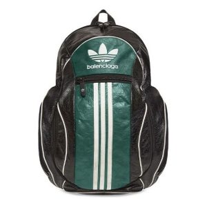 Balenciaga x adidas Large Backpack 'Black Green' 721685210LZ1063