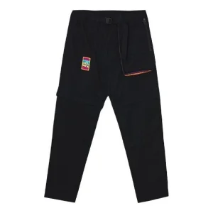 adidas originals Snow Mountain Series Retro Casual Sports Long Pants Black GV0932