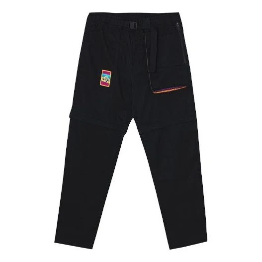 adidas originals Snow Mountain Series Retro Casual Sports Long Pants Black GV0932