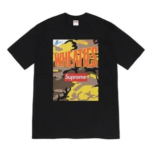 Supreme Week 6 x Wheaties Crossover Printing Round Neck Short Sleeve Unisex SUP-SS21-594