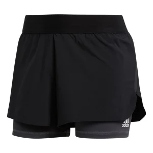 (WMNS) adidas Alphaskin Two-in-One Shorts Asia Sizing 'Black' FJ7130