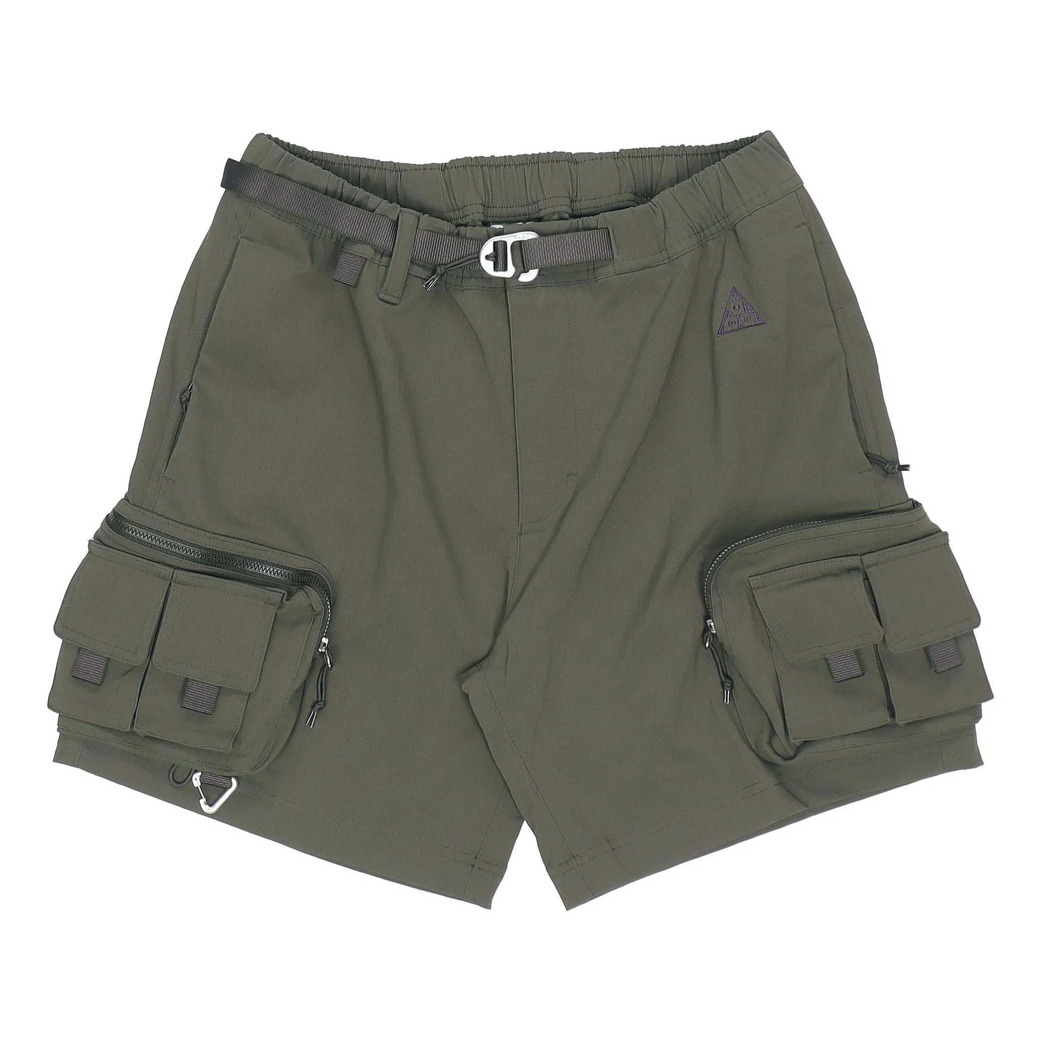 Men's Nike x ACG Logo Lacing Waterproof Multiple Pockets Shorts Military Green DH8348-355
