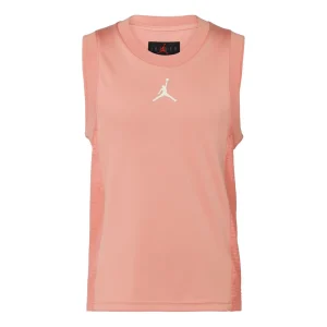 Men's Air Jordan Colorblock Logo Round Neck Sleeveless Vest Orange CZ4742-808