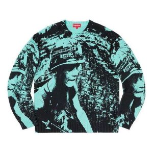 Supreme Supreme is Love Sweater 'Bright Teal' SUP-FW19-891