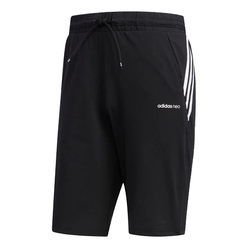 adidas neo Athleisure Casual Sports Shorts Black DZ8720