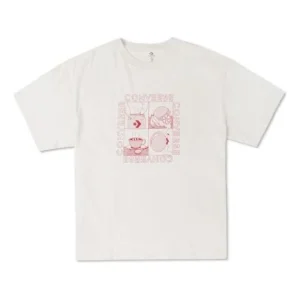 Converse Sensory Graphic T-Shirt Asia Sizing 'White' 10024612-A03