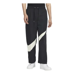 Nike Swoosh Woven Pants Asia Sizing 'Black' FB7881-010